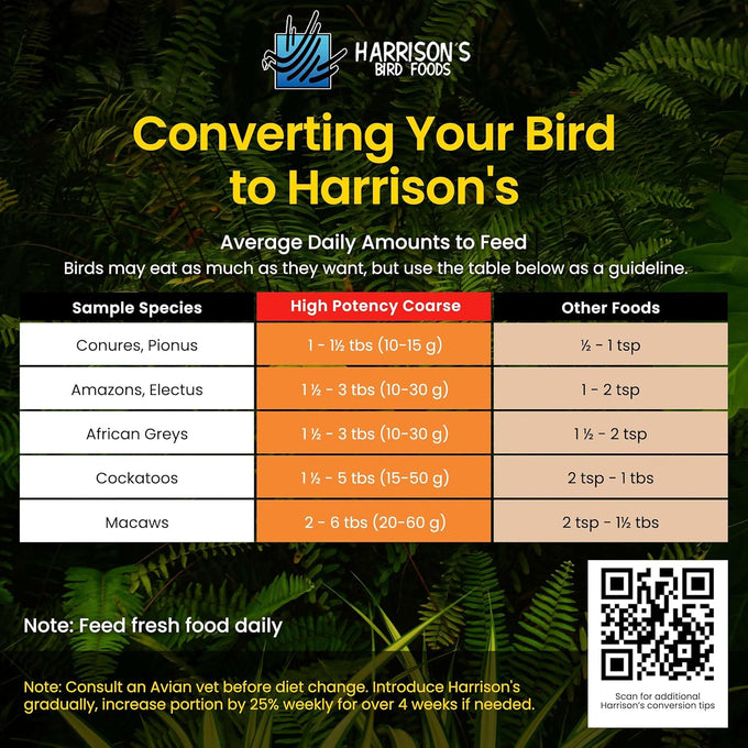 Harrison's certified organic high potency coarse bird food for medium to large birds, non-GMO, vet-developed, 2.27 kg