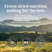 Feline Natural High Protein Freeze-Dried Lamb Cat Food, 98% Meat, No Peas, Grains, or Artificial Additives, New Zealand, 11oz