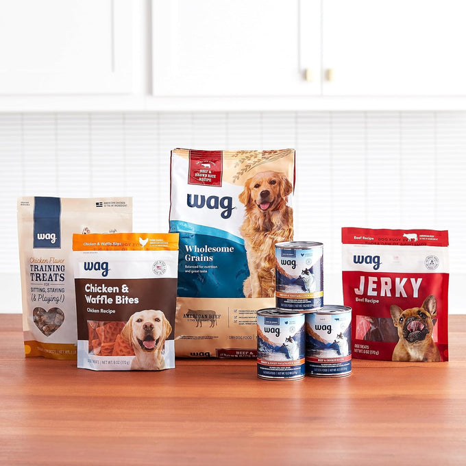 Wag Dry Dog Food, Salmon & Sweet Potato, Grain-Free 24 lb