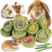 Sofier handmade 12pcs timothy hay treats natural chews for rabbit guinea pig hamster chinchilla rat gerbil
