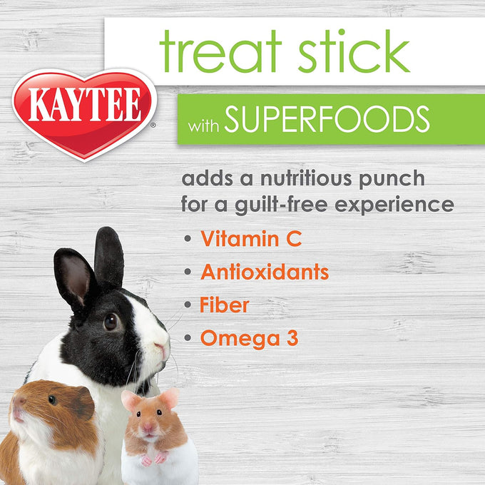 Kaytee small animal strawberry and flax seed treats, 5.5 oz, for rabbits and guinea pigs