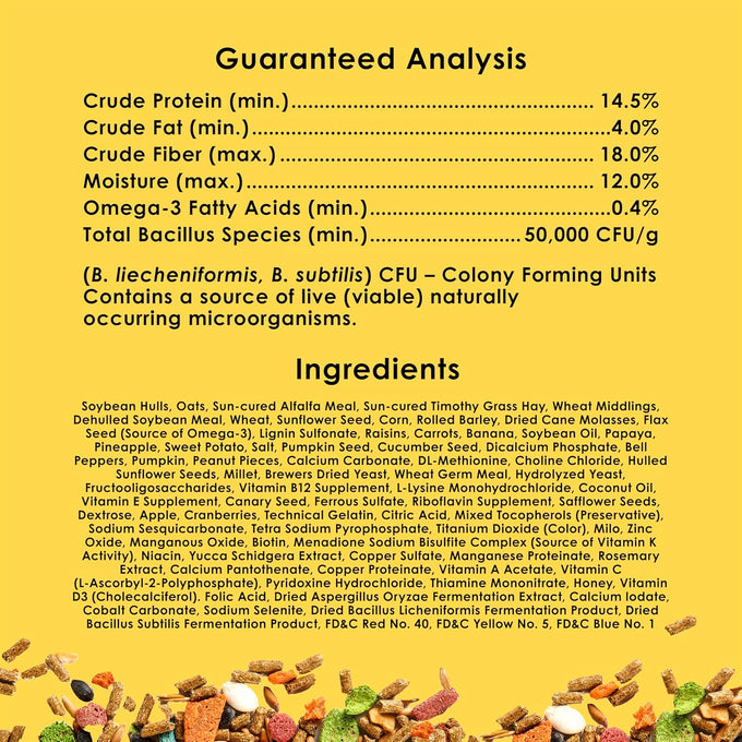 Kaytee Fiesta Rabbit Food, 3.5 pounds, nutritious and fun blend for dental health and digestion