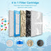 tetra whisper bio-bag filter cartridges 16 pack replacement aquarium filter