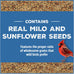Pennington 22.5-lb Wild Bird Seed for Outside Feeders, Critter-Proof Bucket, Songbird Favorites and Year-Round Nutrition