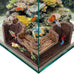 Fishnosh Aquarium Cave | BPA-free wood-like fish tank hideout for corners, 5.1" x 2" x 2.7"