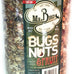 Mr. Bird 4.5 lbs large cylinder wild bird seed with mealworms, nuts & fruit for year-round use