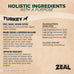 ZEAL Canada Air-Dried Turkey Recipe for Dogs - High Protein, Natural Superfoods, Nutrient Rich, No Fillers, Grain Free, Complete & Balanced (Turkey, 1 lb)