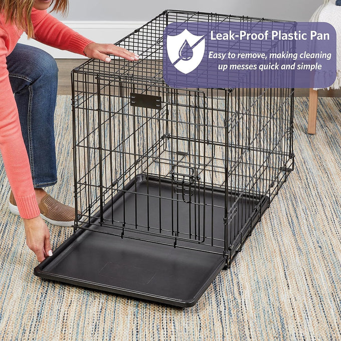 MidWest Homes for Pets 30-inch iCrate for medium breeds, 21-40 lbs, durable and easy to assemble