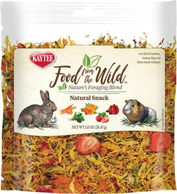 Kaytee Food from The Wild Natural Snack for Pet Rabbits, 1 Ounce, No Added Sugars or Fillers