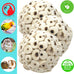 Bonka Bird Toys 1214 Pk3 all-natural sola atta balls 3-pack 2" diameter chew toys for parrots parakeets cockatiels safe and small pets