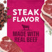 Purina Moist & Meaty Steak Flavor Soft Dog Food Pouches - 36 ct