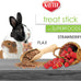 Kaytee small animal strawberry and flax seed treats, 5.5 oz, for rabbits and guinea pigs