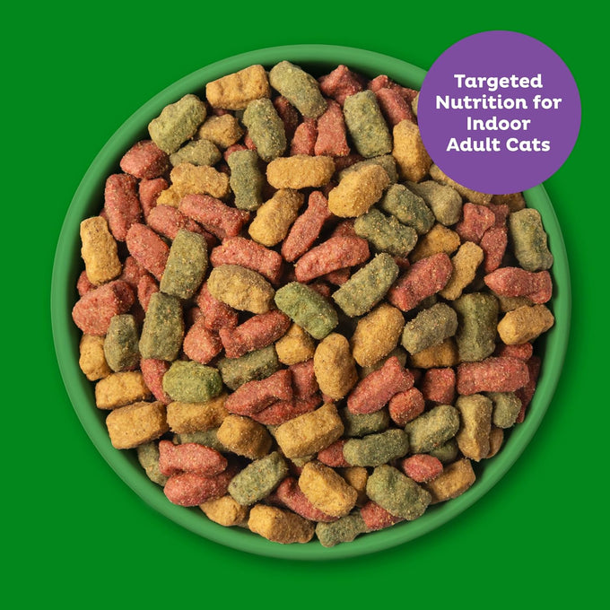 9Lives Indoor 20 lb Complete Dry Chicken & Salmon Cat Food - Lean Protein, Fiber, Vitamins, Minerals