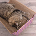 SmartyKat Super Scratcher Chaise Cat Bed with Catnip Infusion Technology, Brown, One Size